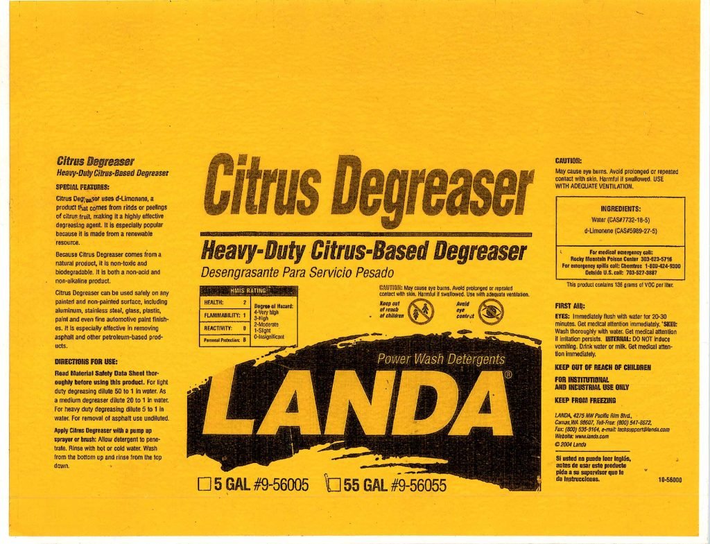 citrus degreaser car wash